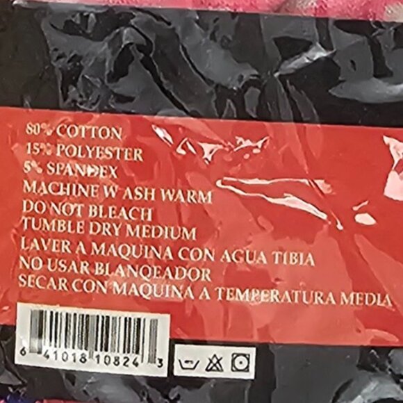 Women's Ankle Socks, Hearts Print, 9-pack - Picture 4 of 4